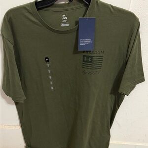 Under Armour Men's Dark Green Freedom Tee